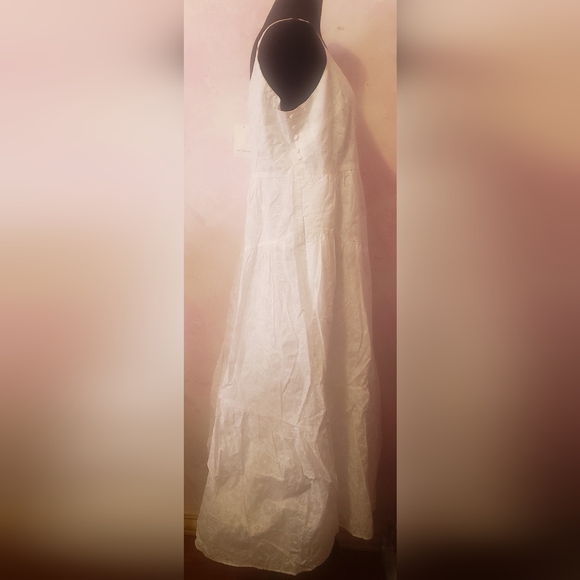 Club Monaco White Flowy Dress - Picture 2 of 6